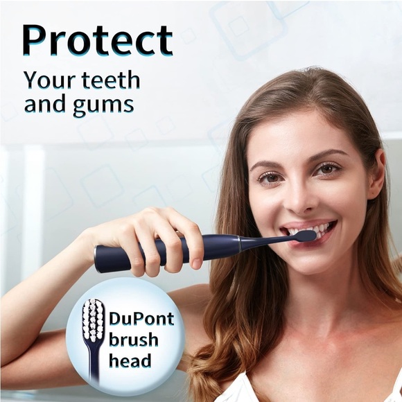 Electric Toothbrush for Adults, Sonic Toothbrush 5 Modes 3Charging,4 Brush cvs - Picture 3 of 7